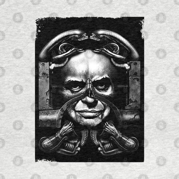 H. R. Giger (Hans Rudolf Giger) by LosFutbolko